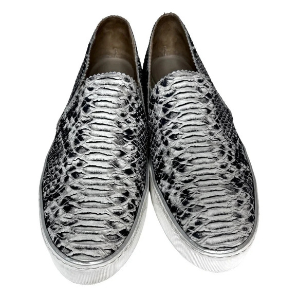 Stuart Weitzman Nuggets Snake Print Slip-On Size 9 - Picture 5 of 15